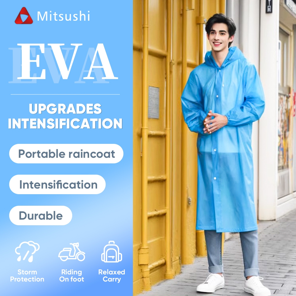 Mitsushi Disposable Waterproof Raincoat for Adults Emergency Travel ...