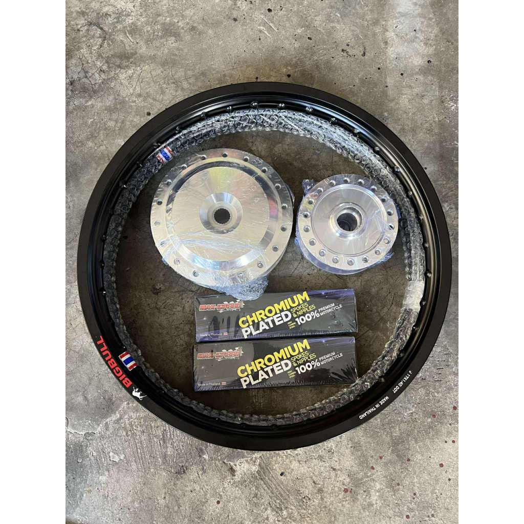 RIMSET HONDA CLICK 125/150 1.4 FRONT 1,4 REAR SIZE 17S LEGIT THAILAND ...