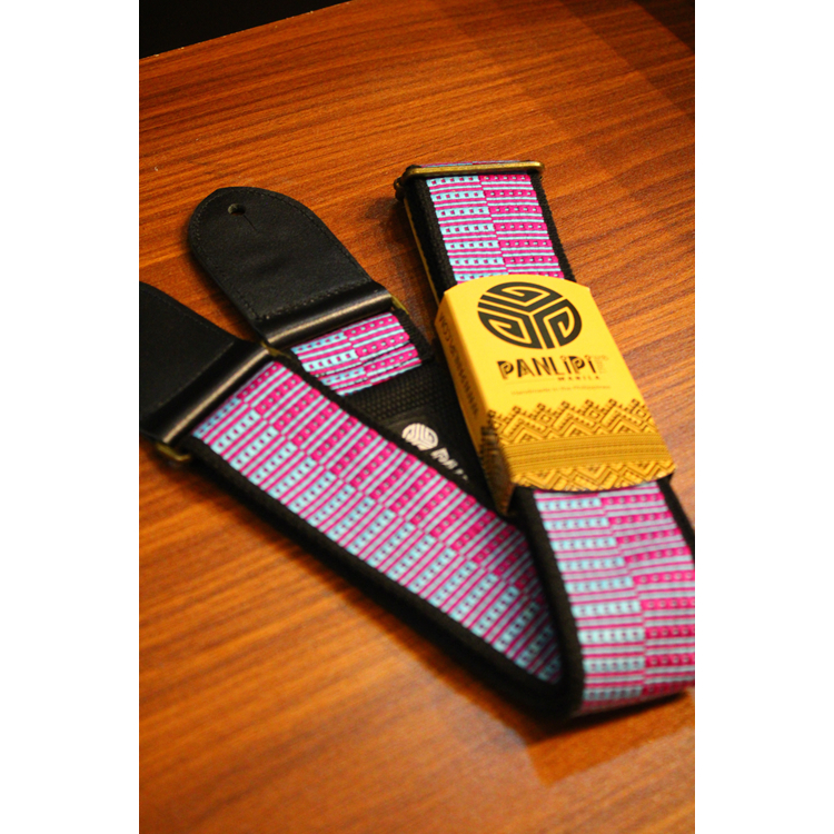 PANLIPI Manila BILITULIS Violet Kalinga Guitar Strap for Electric ...