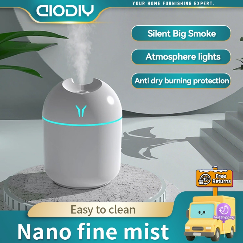 AIODIY humidifier silent small mini USB aromatherapy spray home bedroom ...