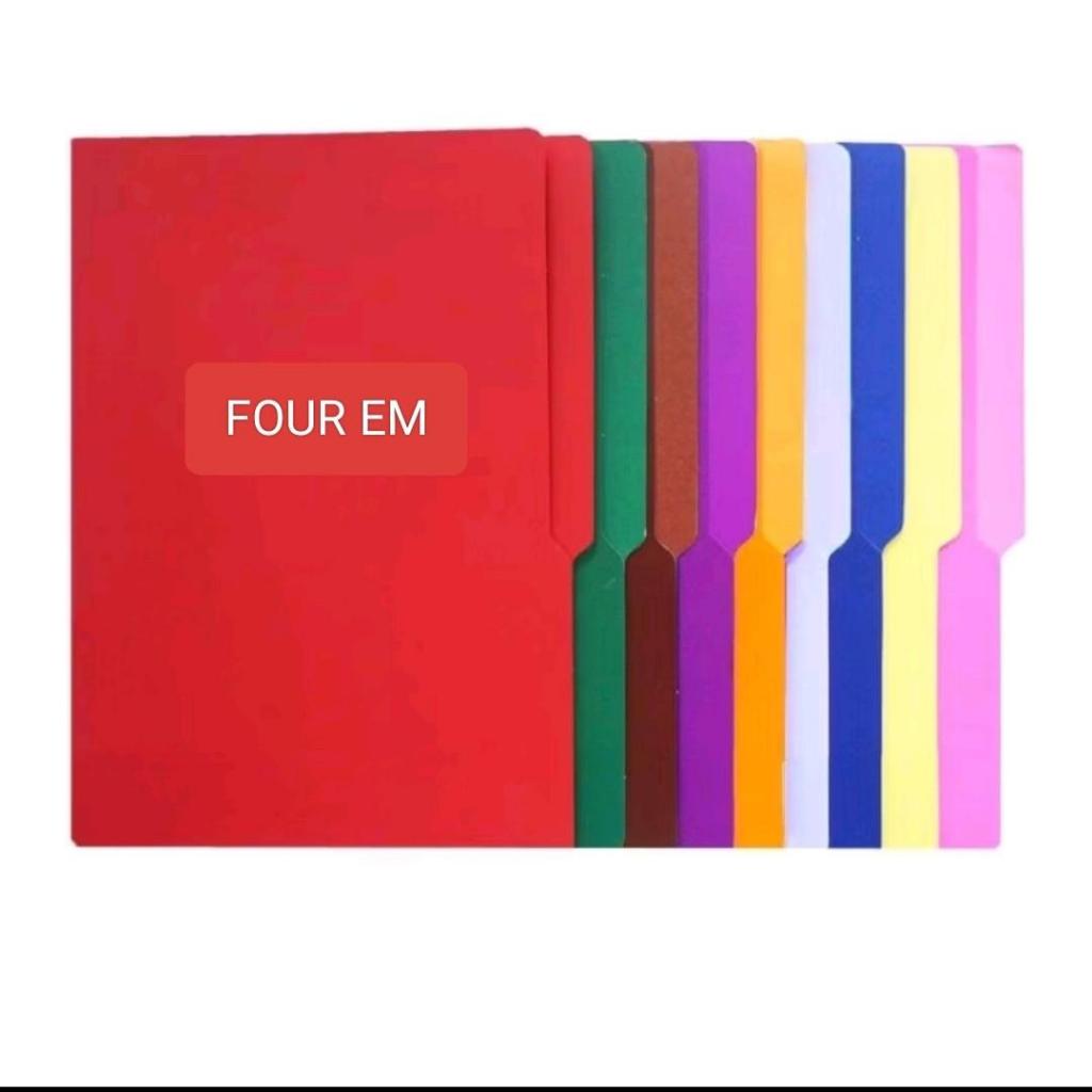 1 PC Folder ordinary colored long, used for filing documents, sold per ...