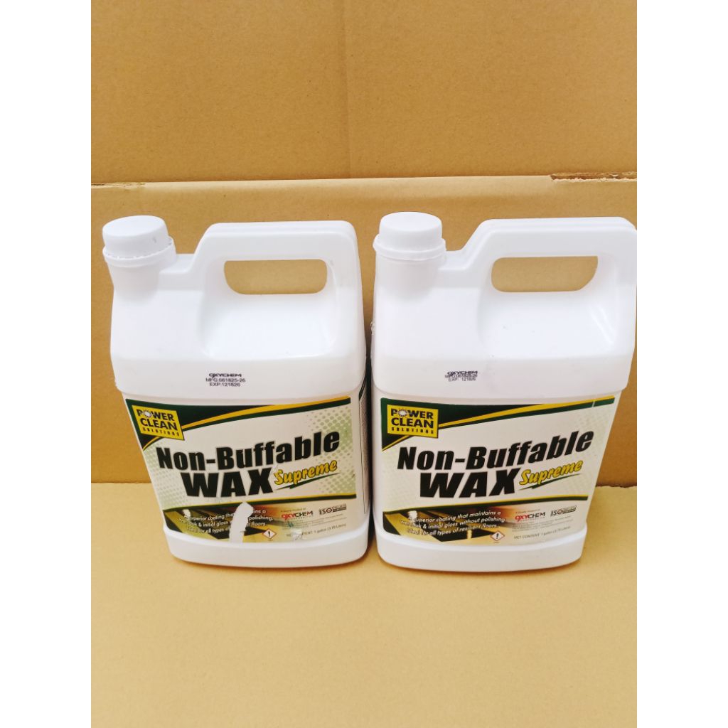 NON BUFFABLE WAX SUPREME 1GAL polish resilent floor such as vinyl ...