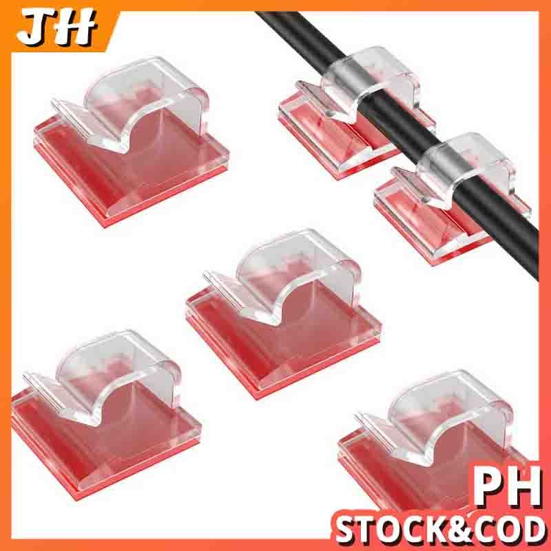 50Pcs/Set Multifunctional Cable Clips Self Adhesive Tape Wire Tidy ...