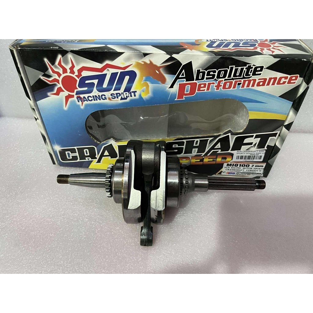 SUN RACING CRANKSHAFT ASSY MIO SPORTY / SOULTY 2MM 2V CRAST07 | Shopee ...