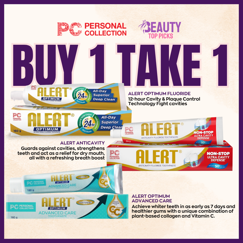 BUY 1 TAKE 1: PC Alert Antibacterial Fluoride Toothpaste - Optimum ...