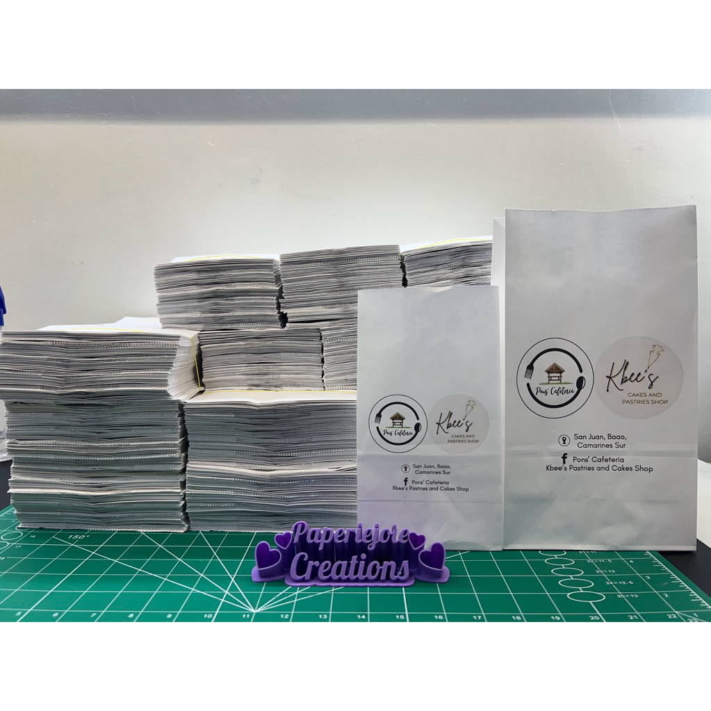 KRAFT PAPER BAG (Pons/Kbees no handle) | Shopee Philippines