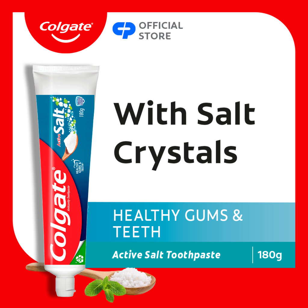 Colgate Active Salt Toothpaste 180g | Shopee Philippines