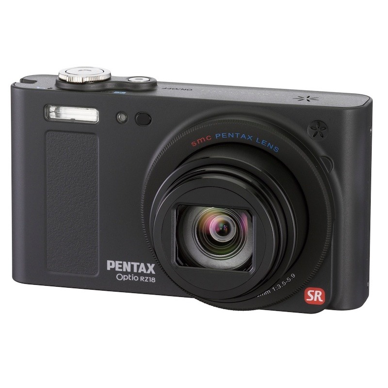 PENTAX Optio RZ18 Digital Camera (Black) 16MP 25mm Wide-Angle 18x