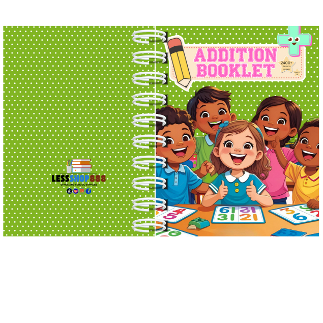 Addition Booklet/Notebook Learning Materials for kids Grade1 up School ...