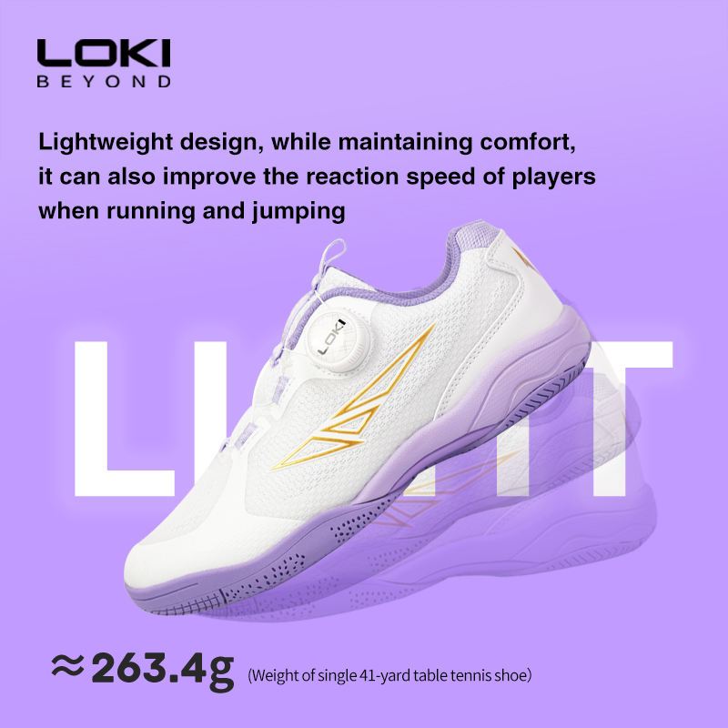 LOKI Beyond Rxton 3.0 Boa WhitePurple Orig Table Tennis PingPong ...