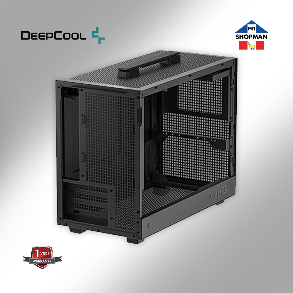Deepcool CH160 PLUS MATX/ITX Case Black | White PC Chassis Case ...