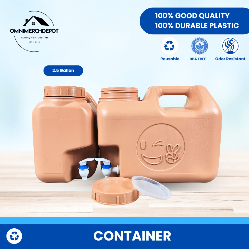 (2.5gal) water container WATER CONTAINER / GALON / AESTETIC COLOR GALON ...