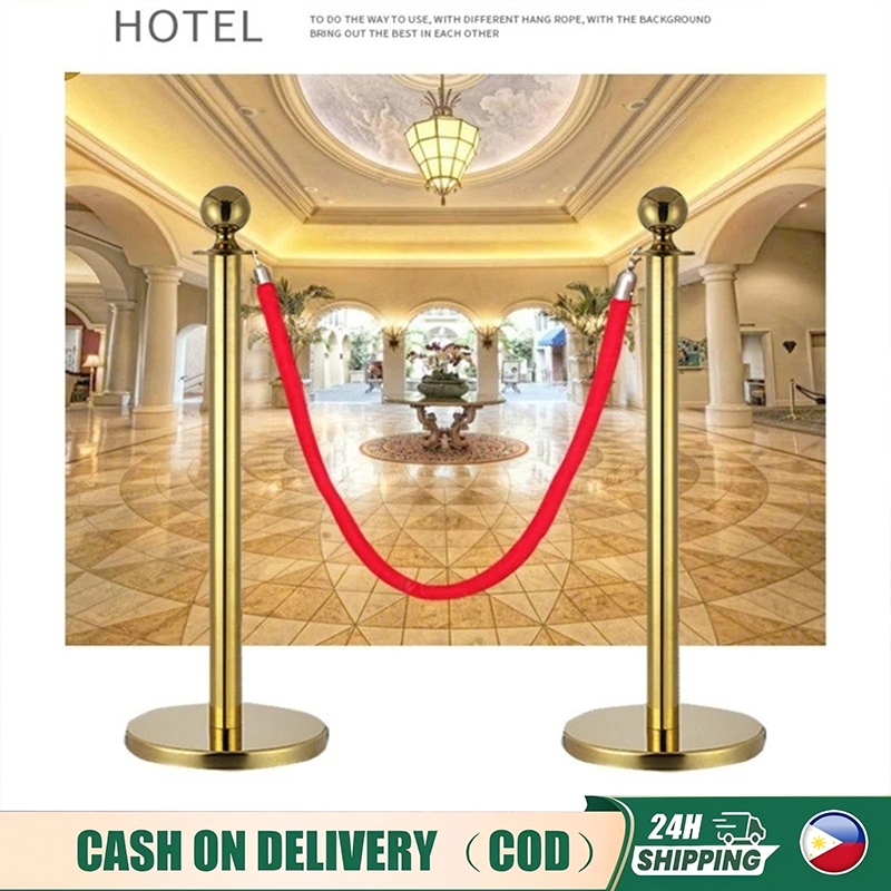 Railing Stand Crowd Control Barrier 2 Poles 1 Rope Events Hotel ...