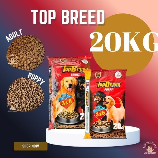 TOP BREED ADULT/PUPPY 20kg | Shopee Philippines