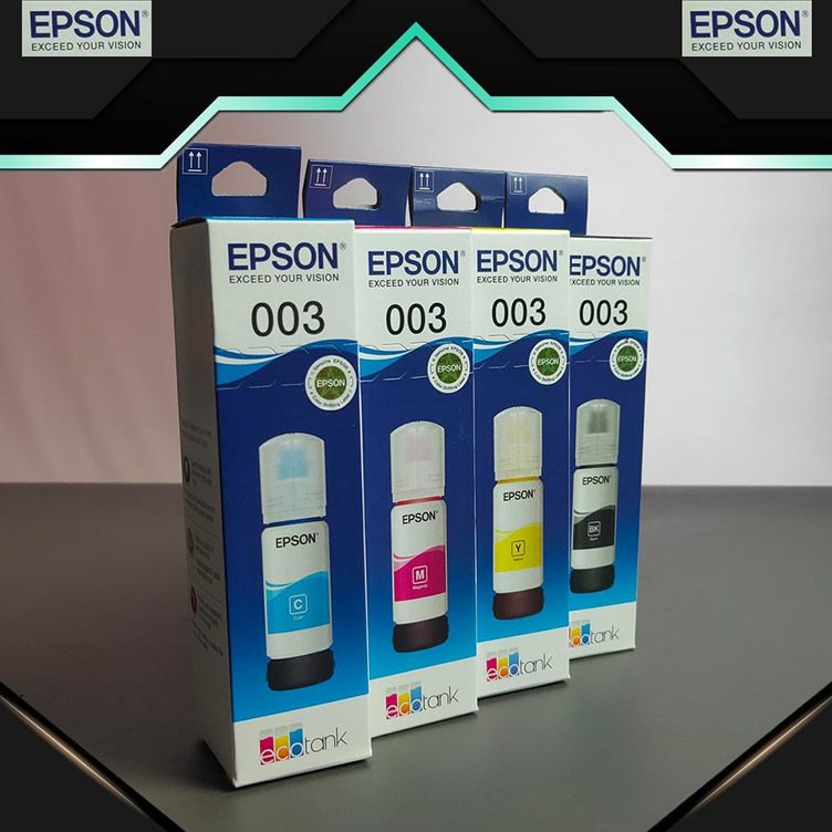 100% Original Epson 003 Ink Genuine Refill Ink For L3210/L1110/L3110 ...