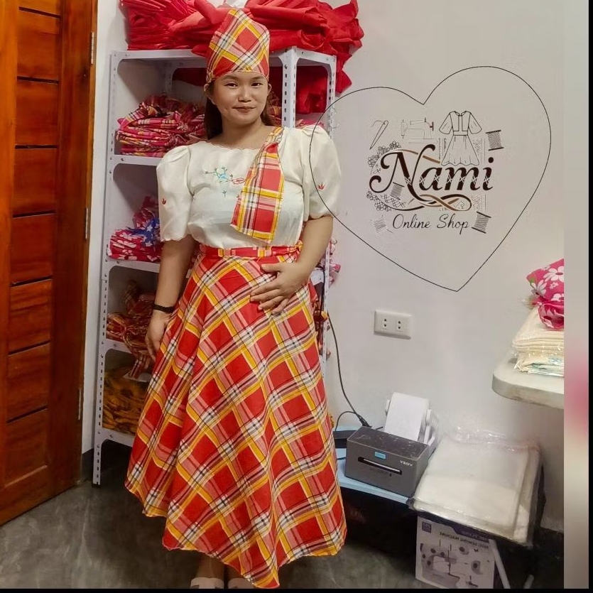 KIMONA AT SAYA 4in1 SETS WITH ALAMPAY AND HEADRESS FOR KIDS & ADULT ...