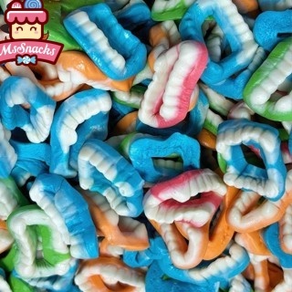 COD【Ms snack】2.5kg Colored teeth Gummy candies/ 500-550pcs/gummy ...