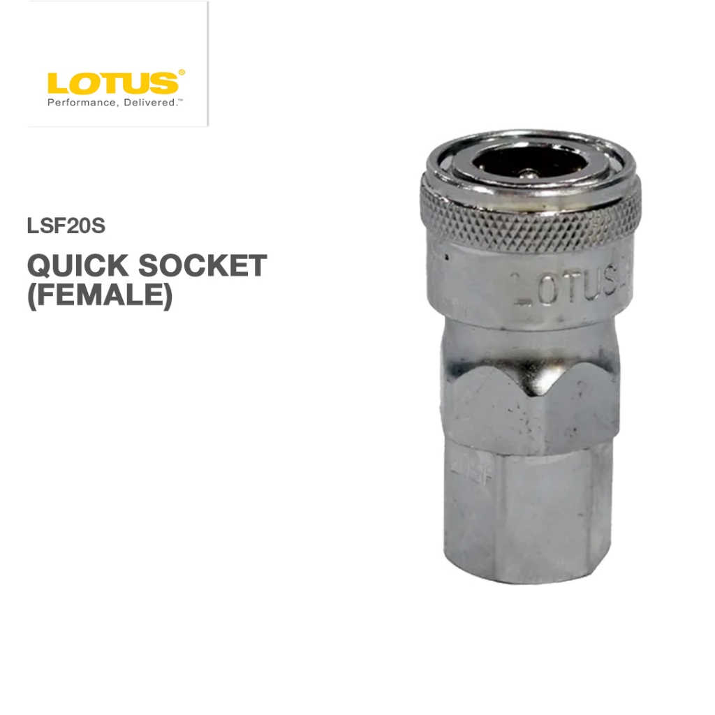 Lotus Quick Socket (Female) LSF20S - Mechanic Tools | Shopee Philippines