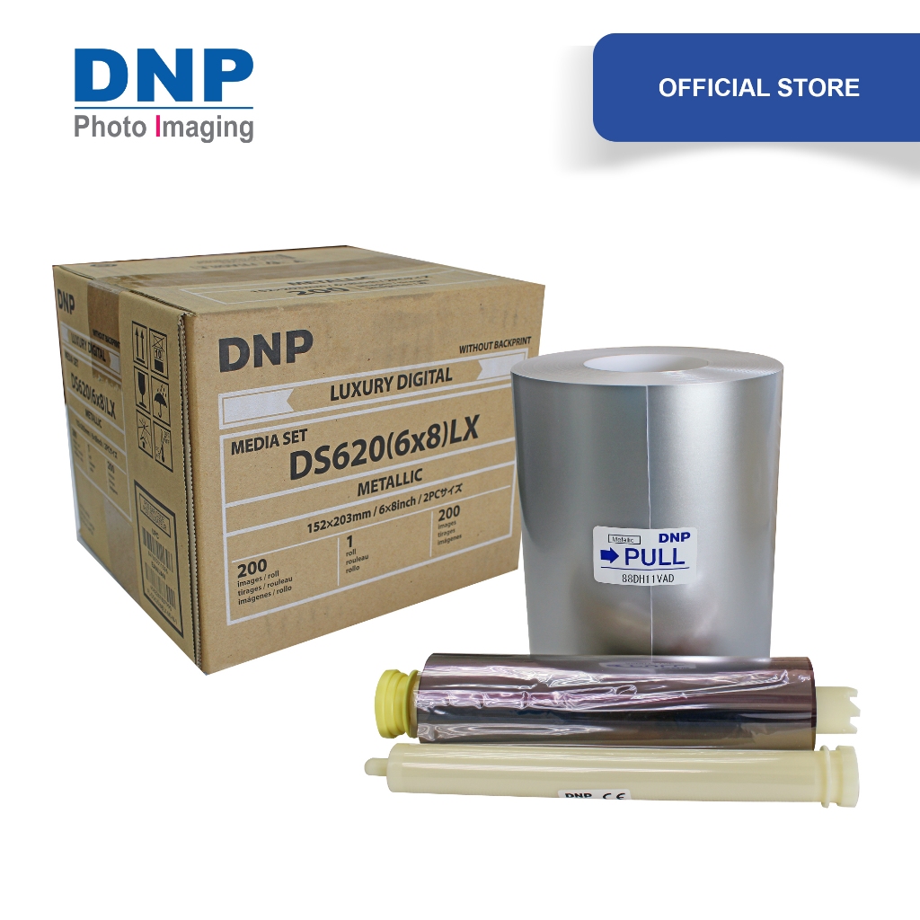 DNP DS620 LX Metallic Photo Paper and Ribbon 6R (6X8) 1 Set | Shopee ...