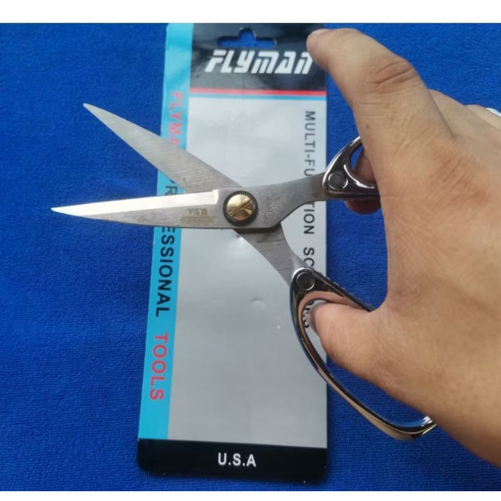 FlYMAN Original Stainless scissor 7.5inches | Shopee Philippines