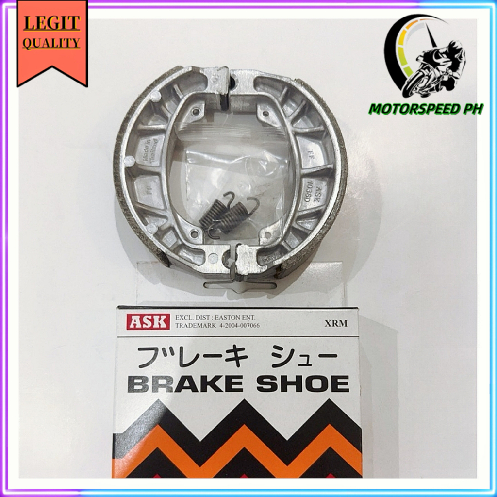 ASK Brake Shoe XRM Genuine Motorcycle Parts&Accessories | Shopee ...