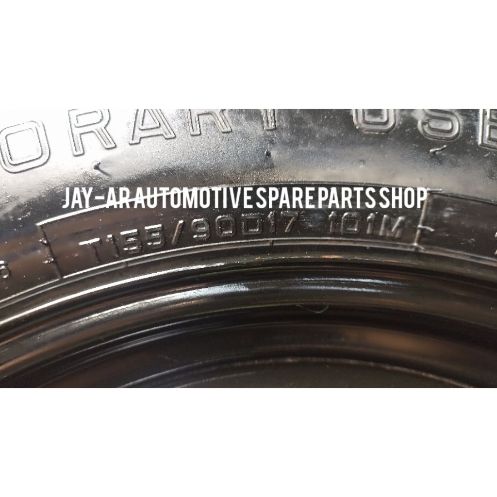 DONUT TIRE WITH RIM SIZE 155 90 17 5 HOLES PCD 120 | Shopee Philippines