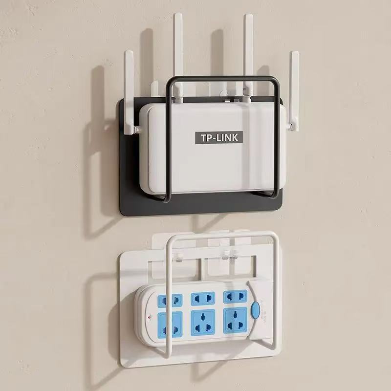 Easy to install without drilling wall mounted router bracket white cast ...