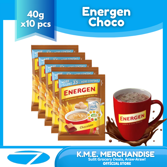 Energen Vanilla/Chocolate (40g x 10pcs) | Shopee Philippines
