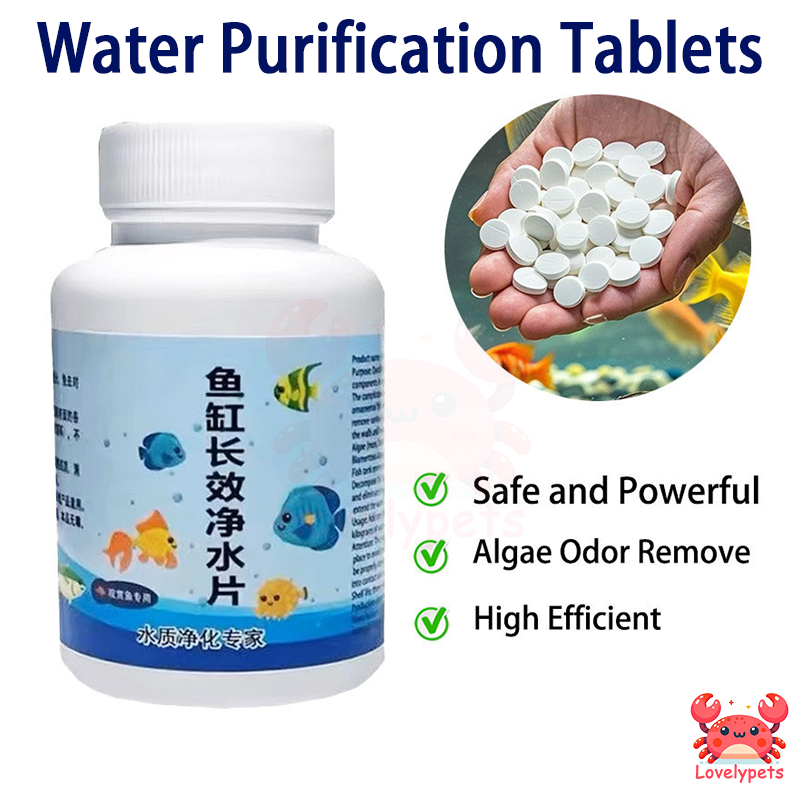 Water Purification Tablets Aquarium Powerful Cleaning Algae Tablets ...