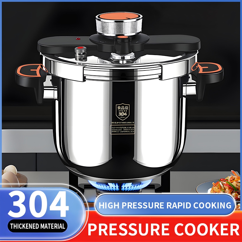 304 pressure cooker thickened explosion-proof gas induction cooker ...