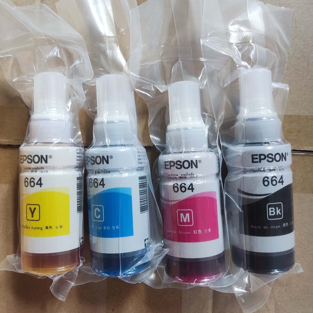 Epson 664 inks 100% Original for L1300 L200 L220 L300 L310 L350 L365 ...