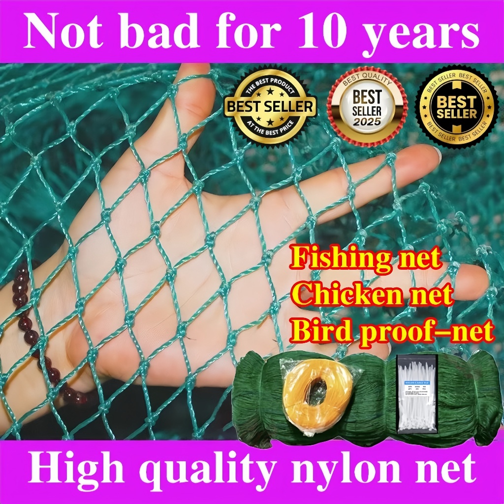 FREE ROPE Chicken Net 300M/200M/100M Farm Net Poultry Range Lambat Net ...