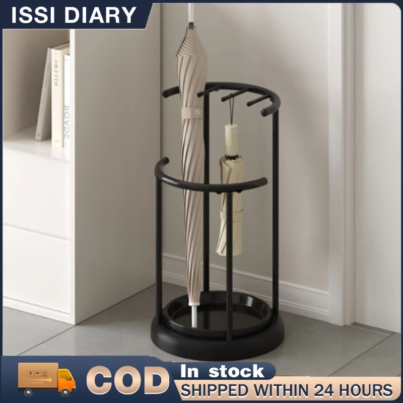 ISSI DIARY Umbrella Storage Rack Household Entry Umbrella Rack Shelf ...