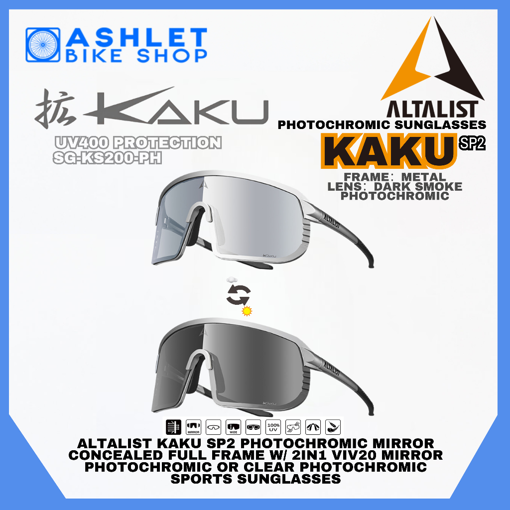 ALTALIST KAKU SP2 SPORTS SUNGLASSES PHOTOCHROMIC POLARIZED MIRROR