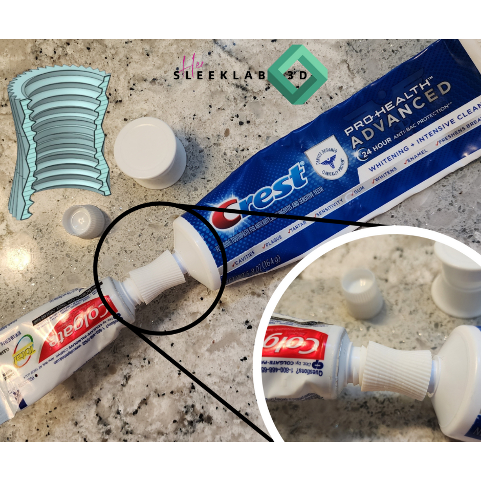 HERSLEEKLAB 3D PRINTED TOOTHPASTE TRANSFER TUBE REFILLER | Shopee ...
