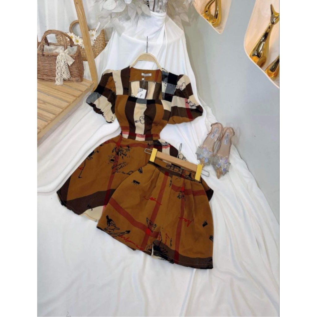 MORIAH | YAYAMANIN terno padded smock back | mangosilk | made in ...