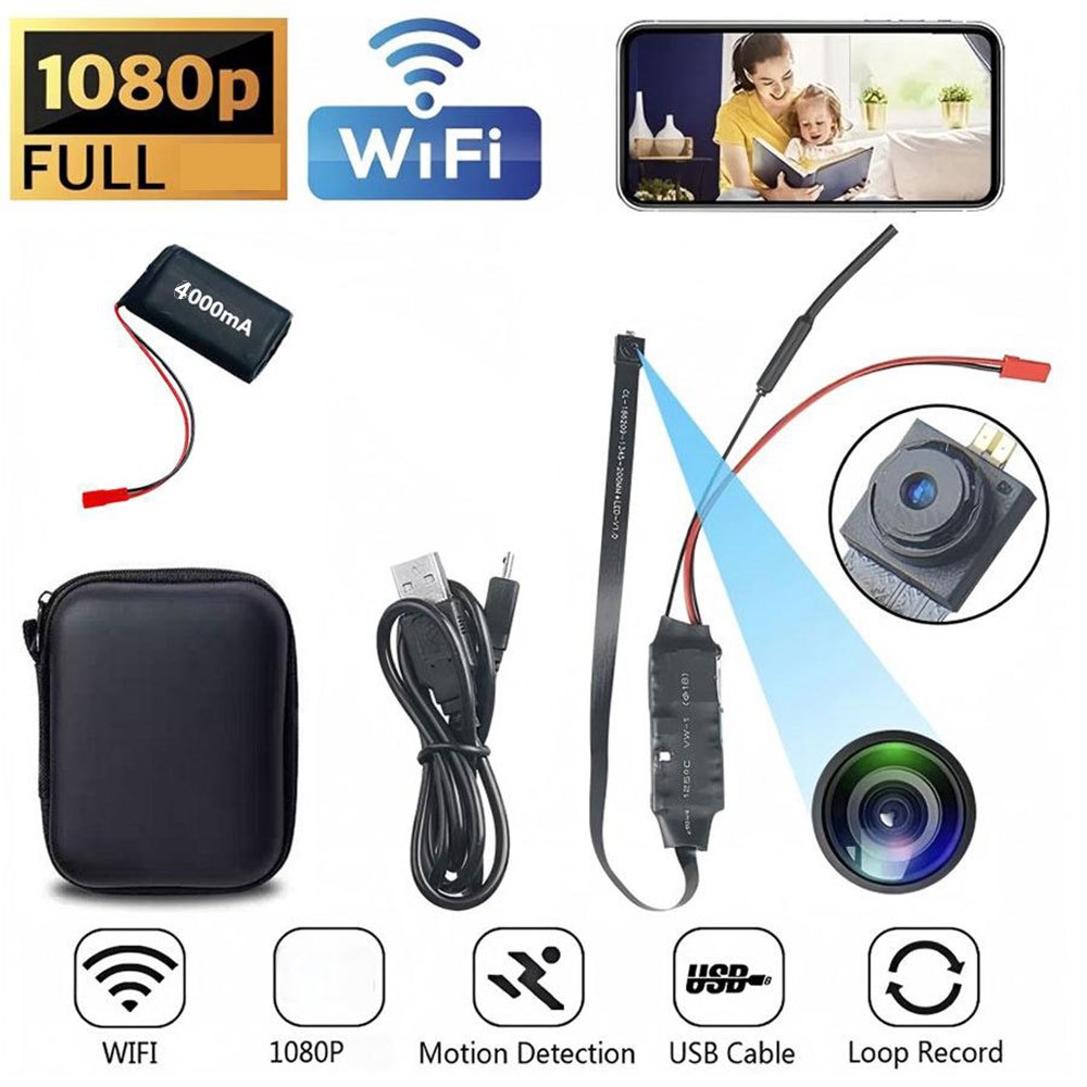 Spy Camera 1080P HD Mini Video Recorder DIY Disguise Spy Device WiFi ...