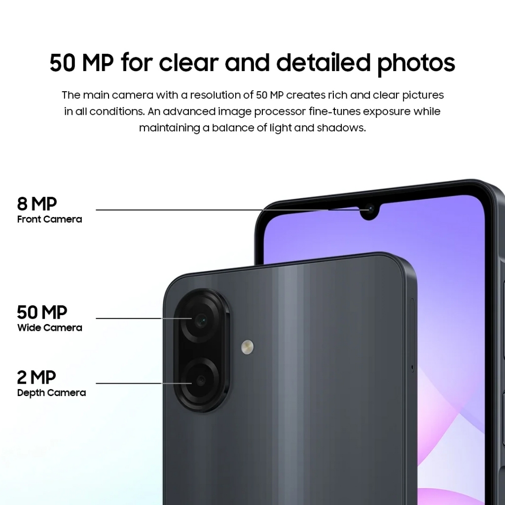 Samsung Galaxy A07 Smartphone | 4GB+64GB / 4GB+128GB / 8GB+256GB ...