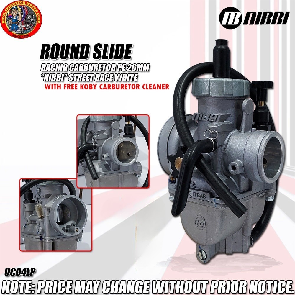 ROUND SLIDE RACING CARBURETOR PE 26MM 