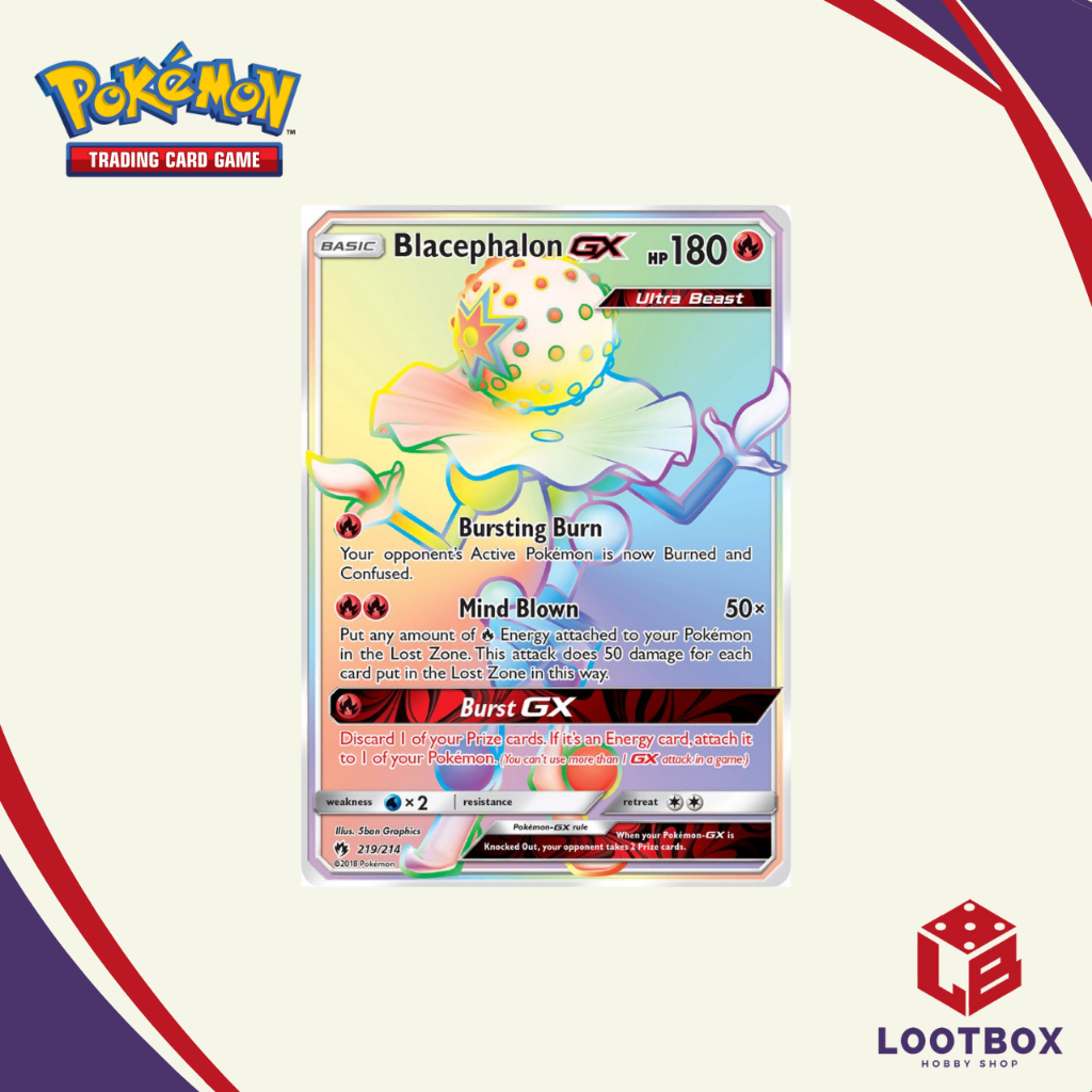 blacephalon pokemon card Blacephalon - 104/236 - Cosmic Eclipse main image 1