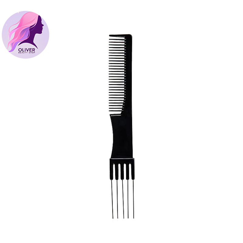 Division Pick Comb Perm Hair Dye Fork Comb Pointed Tail Hair Insert ...