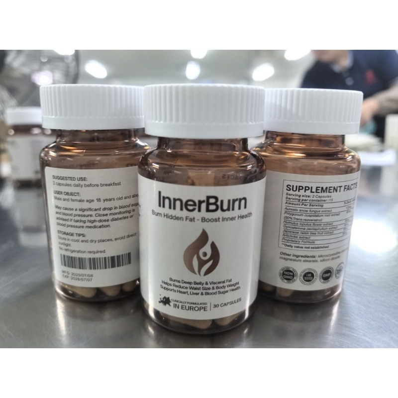 Inner Burn - InnerBurn ™ - Burns visceral & Stubborn fat | Shopee ...