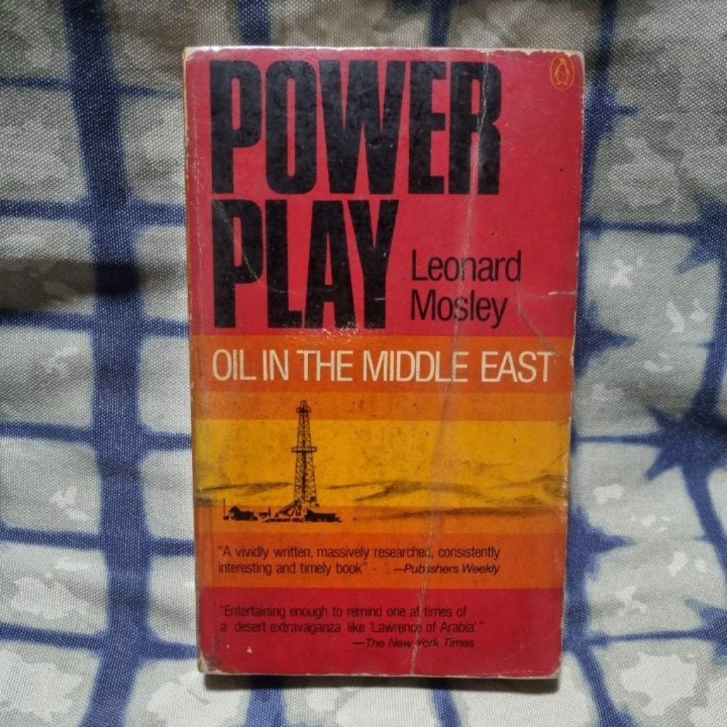 Power Play Oil in the Middle East Non Fiction Book by Leonard Mosley ...
