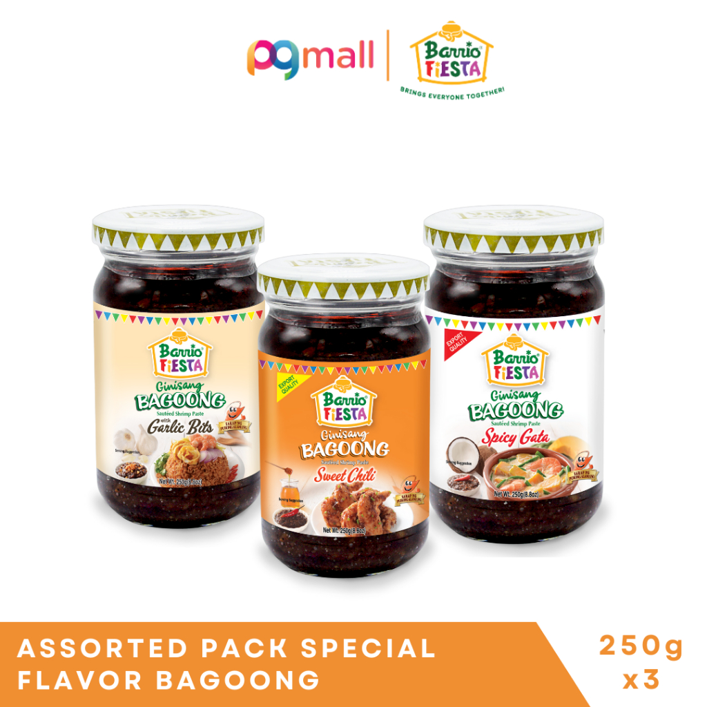 Barrio Fiesta Bagoong 3瓶セット Amazon.com : Barrio Fiesta Bagoong (Shrimp Paste) (3 bottles