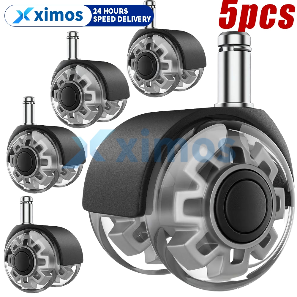 5PCS Swivel Chair Wheels Spare Parts / Wheel Replacement Computer ...