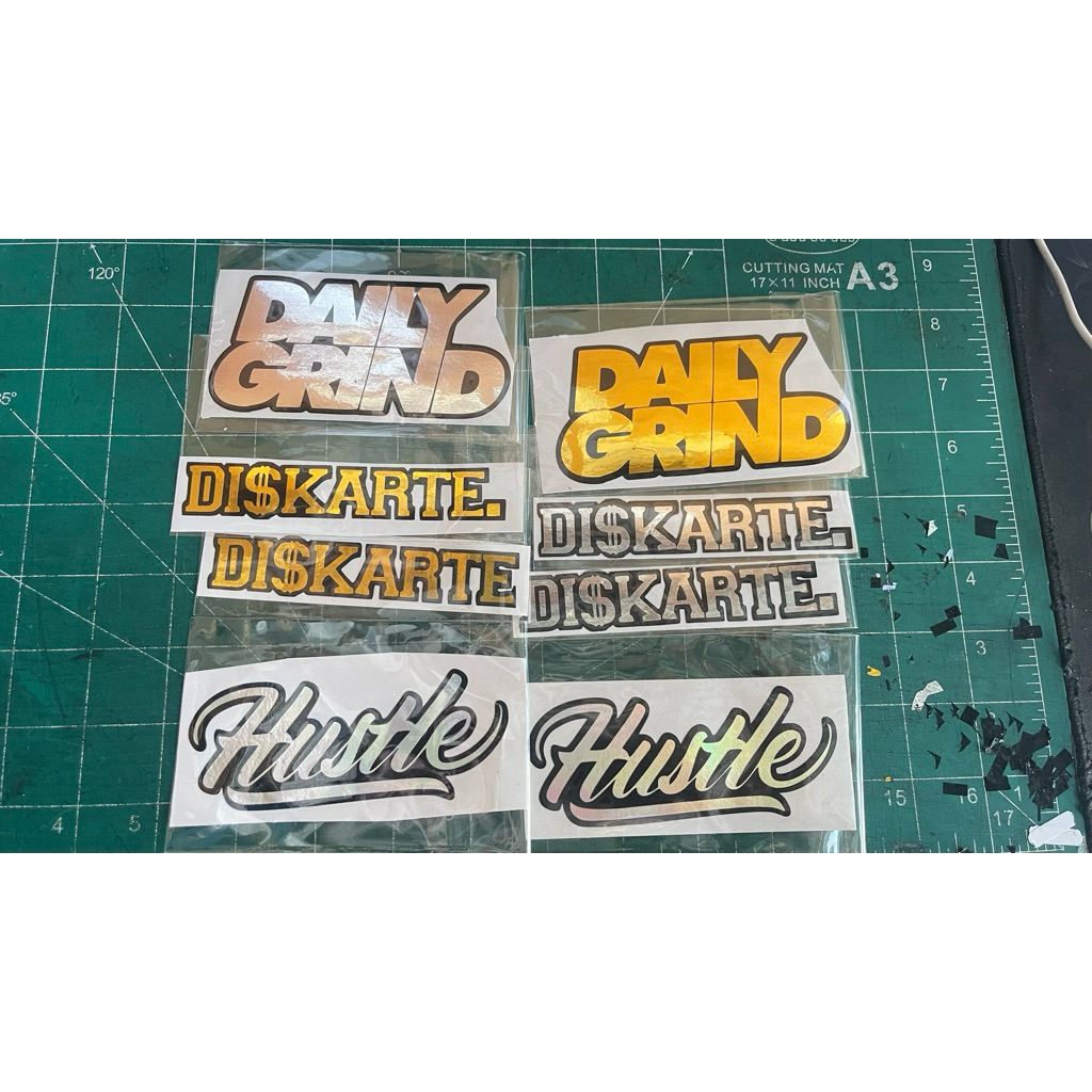 Cut out vinyl stickers Batch 4 (WATERPROOF) | Shopee Philippines