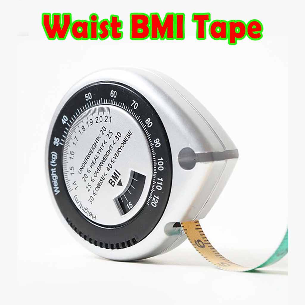 Waist Measurement BMI Tape Soft Tape Measure Retractable Measuring for ...