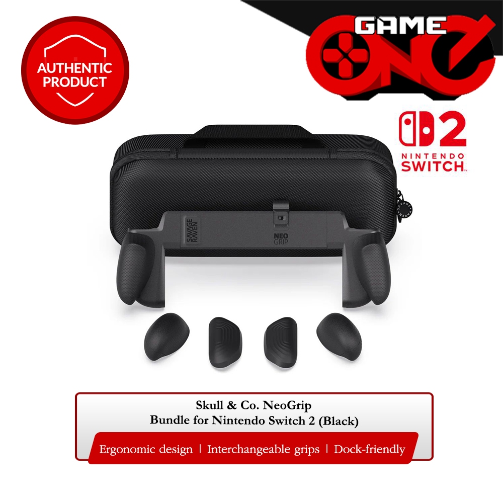 Skull & Co. NeoGrip Bundle for Nintendo Switch 2 Black (NS2NGSET-BK ...