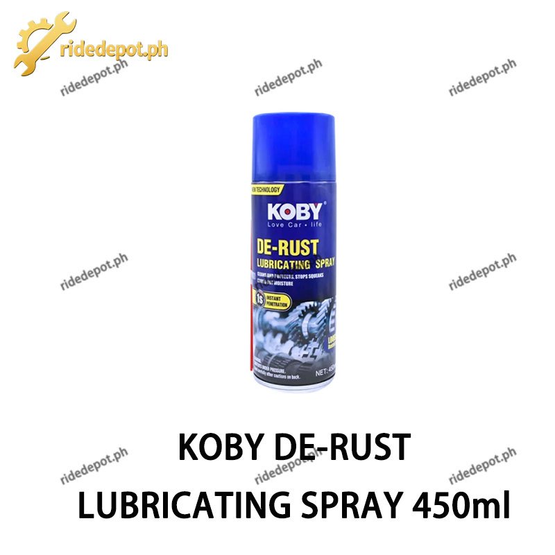 KOBY DE-RUST LUBRICATING SPRAY 450ml | Shopee Philippines