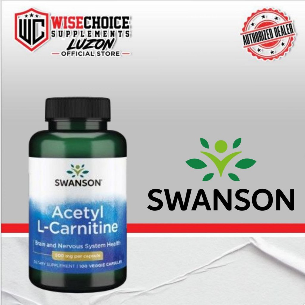 SWANSON Acetyl L-Carnitine 100 Capsules
